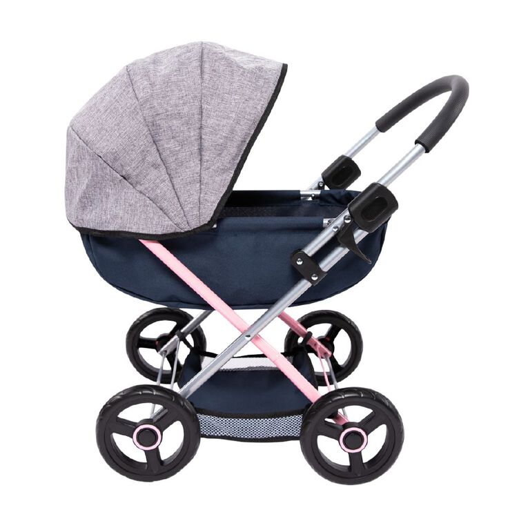 Bayer Dolls Pram Cosy Grey/Blue, , hi-res