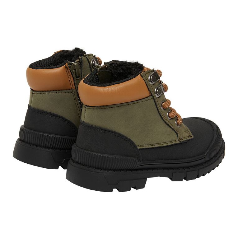 Young Original Junior Kids' Harry Boots, Khaki, hi-res