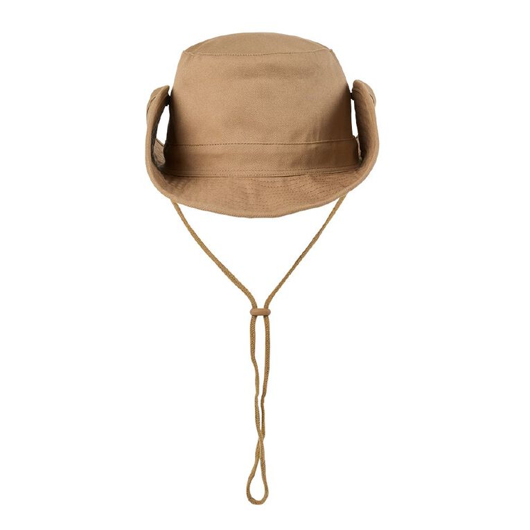 H&H Men's Button Cricket Hat, Beige, hi-res