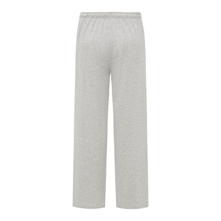 H&H Men's Knit Pyjama Pants, Grey Marle, hi-res