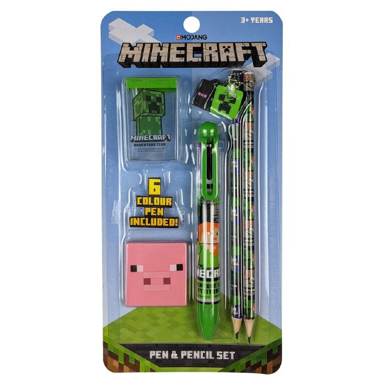 Minecraft Pen & Pencil Set, , hi-res