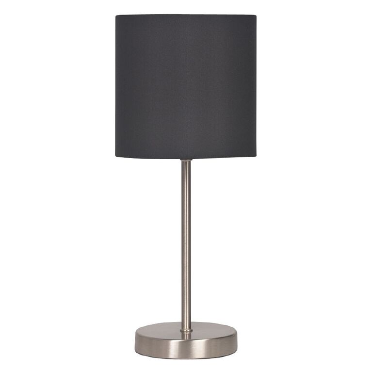 Living & Co Vienna Table Lamp 2 Pack Black, , hi-res