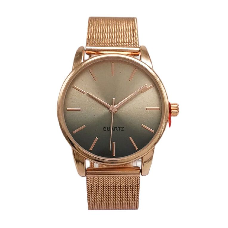 Women's Analogue Mesh Strap Watch, , hi-res