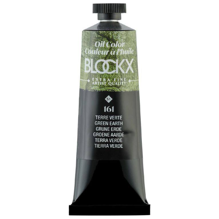 BLOCKX Oil Tube 35ml S1 161 Earth Green Green, , hi-res
