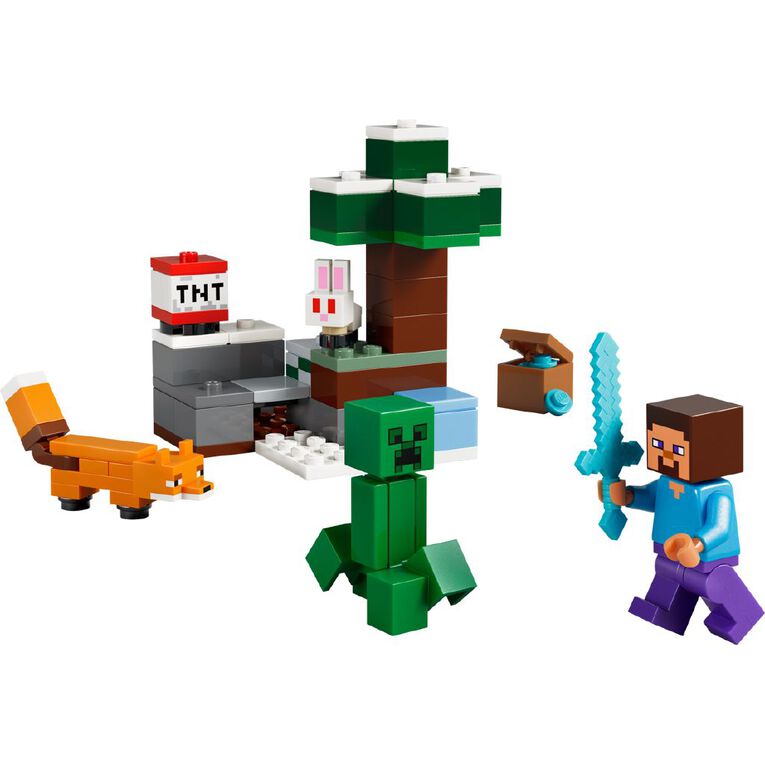 LEGO Minecraft Steve's Taiga Adventure 21583, , hi-res