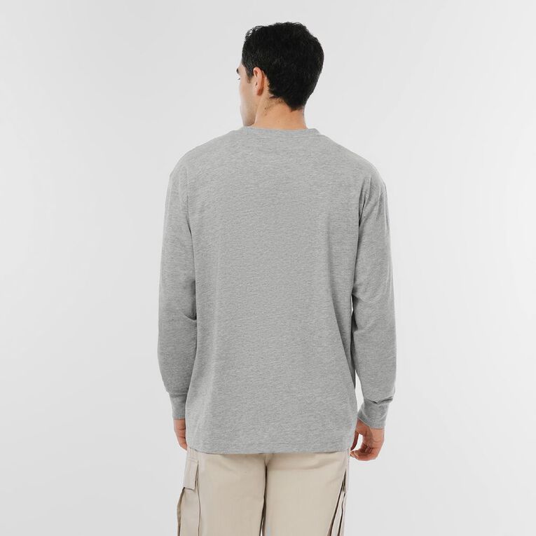 Garage Men's Heavyweight Boxy Tee, Grey Marle, hi-res