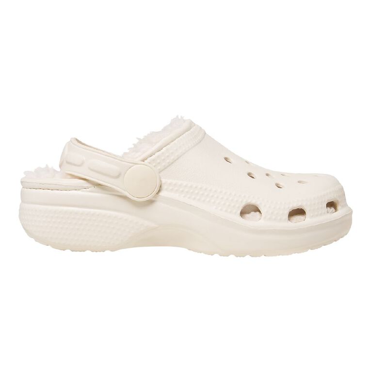 Young Original Kids' Lined Frog Clog Shoes, Cream, hi-res