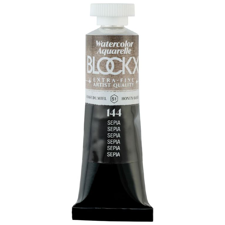 BLOCKX Watercolour Tube 15ml S1 144 Sepia, , hi-res