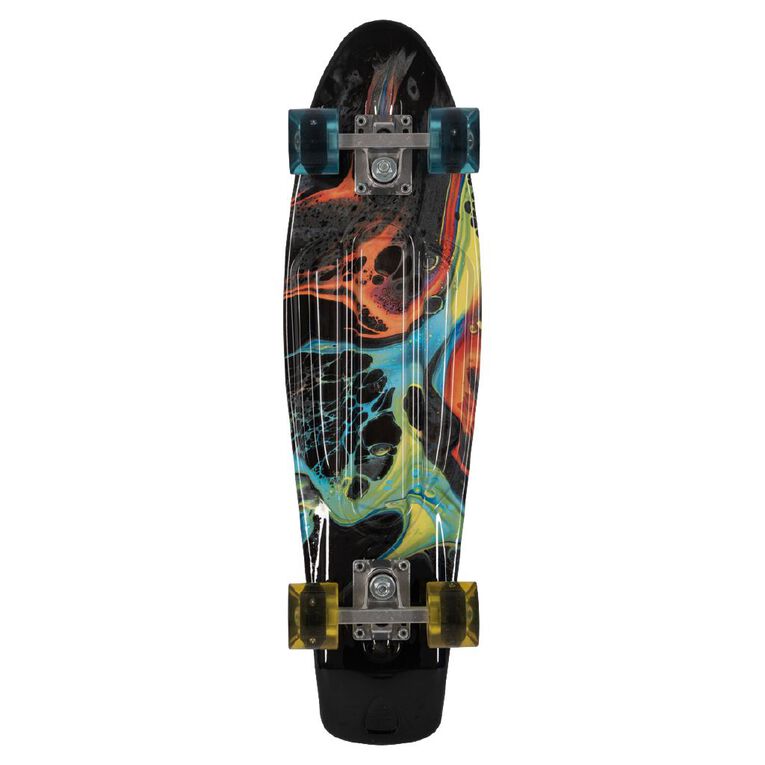 Invert 27 Inch Retro Skatebaord With Light Up Wheels, , hi-res
