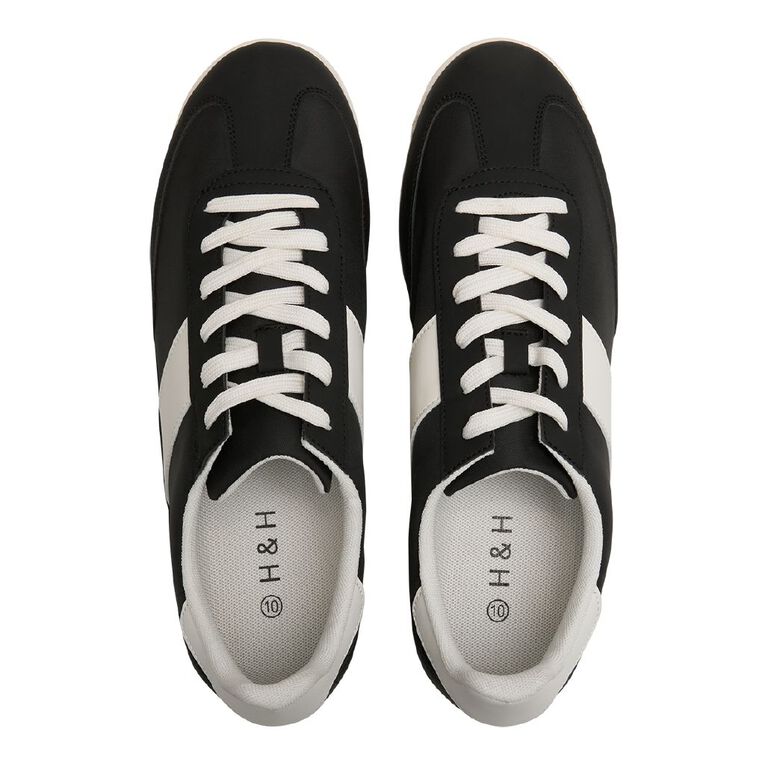 H&H Men's Reese Sneakers, Black, hi-res