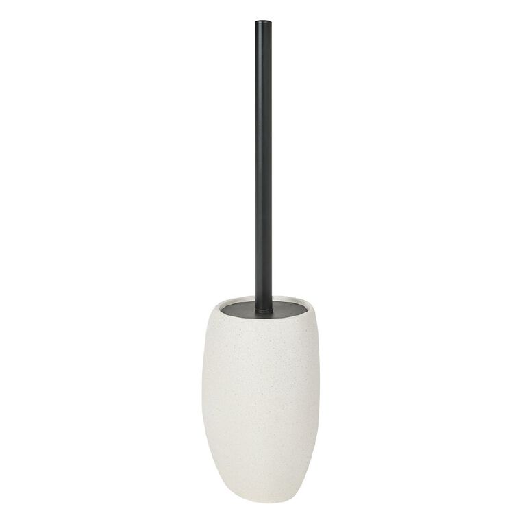 Living & Co Stone Toilet Brush White, , hi-res
