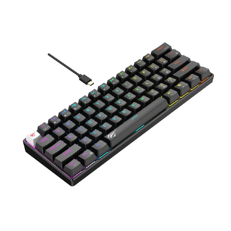 Gamenote RGB Backlit Mechanical Keyboard Black, , hi-res
