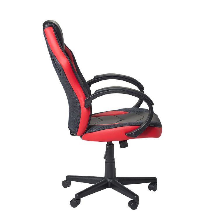 Living & Co Gaming Chair Red/Black, , hi-res