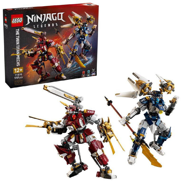 LEGO Ninjago Fire and Water Twin Mech 71870, , hi-res