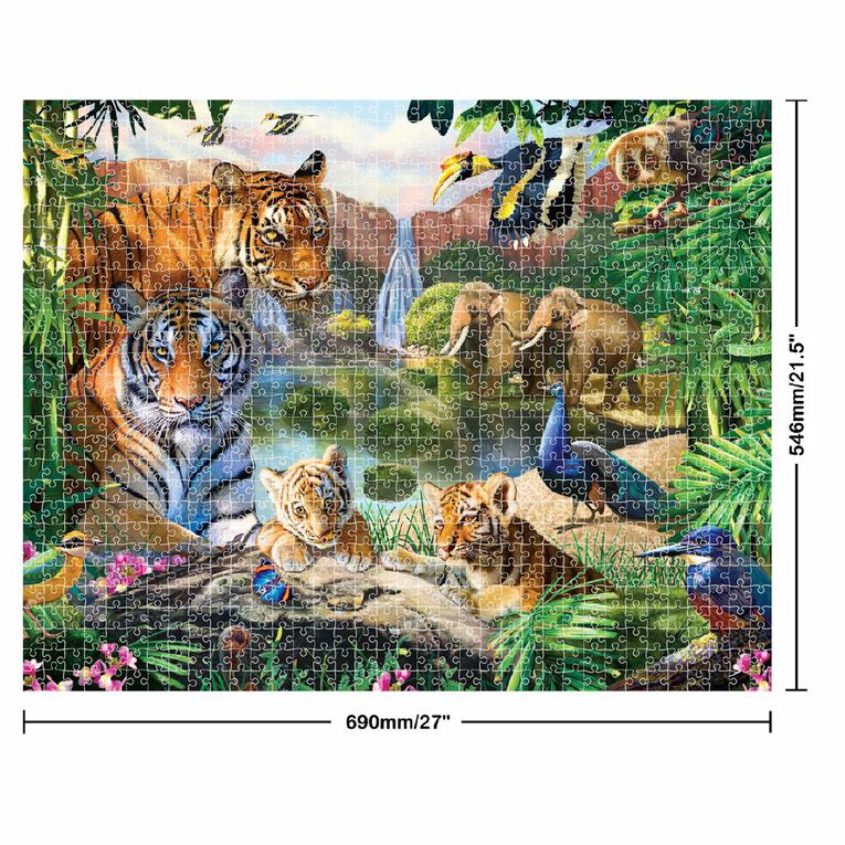 Mindbogglers Artisan In the Jungle 1000 Piece Puzzle, , hi-res