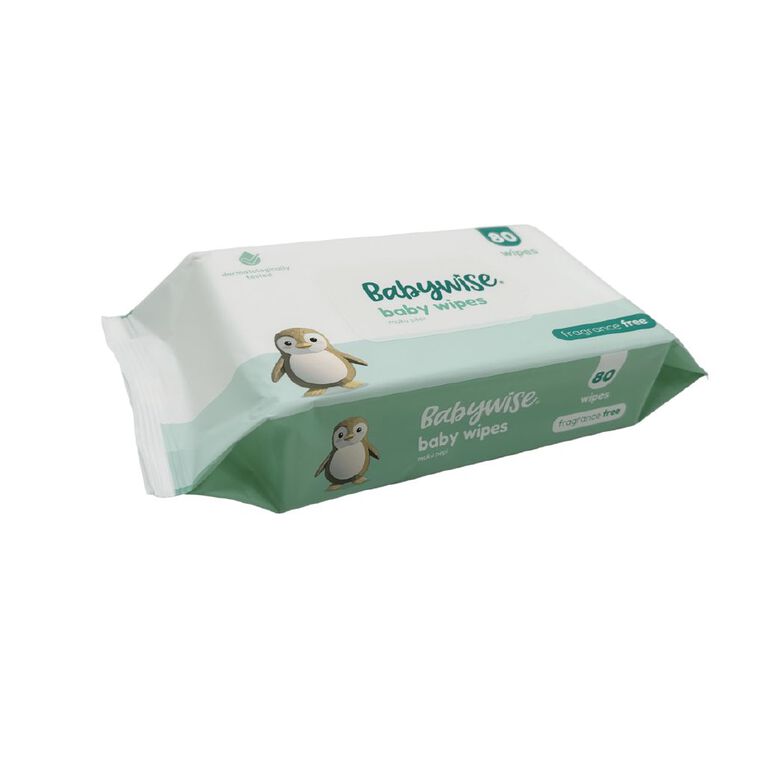 Babywise Wipes Fragrance Free 80 Pack, , hi-res