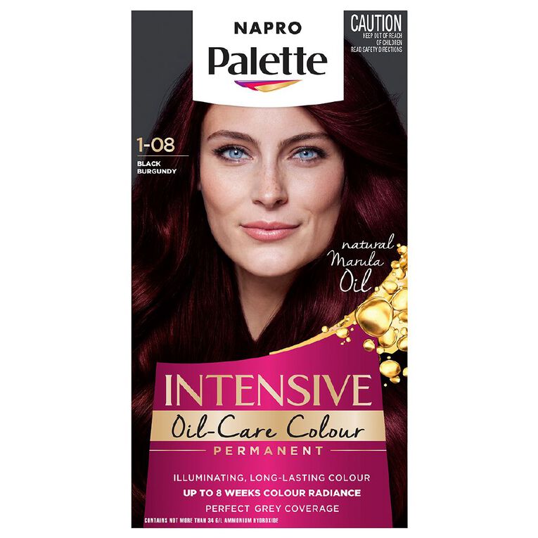 Napro Palette Hair Colour 1-08 Black Burgundy, , hi-res