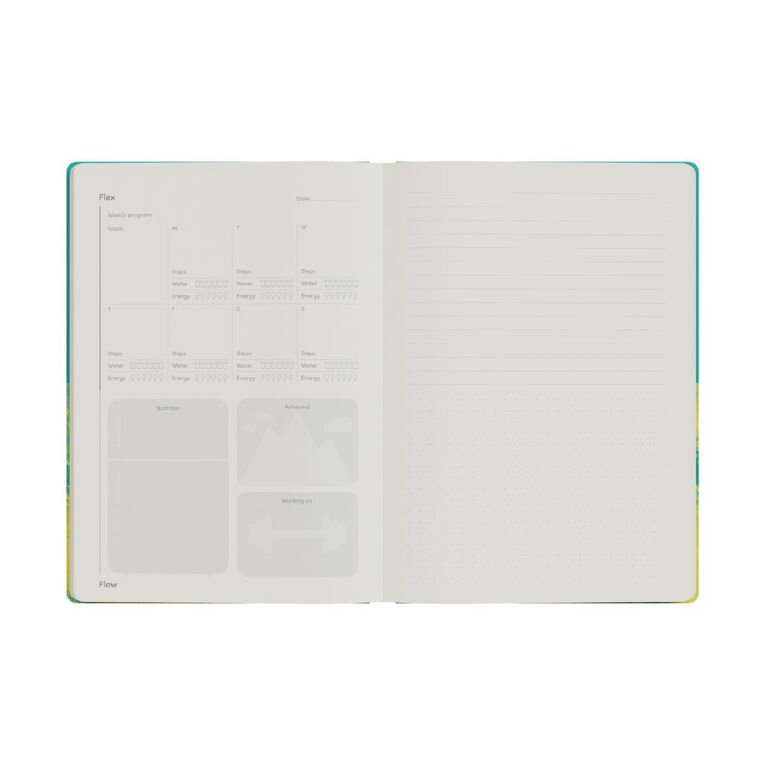 Jumble & Co Fitness Journal Flex & Flow A5, , hi-res