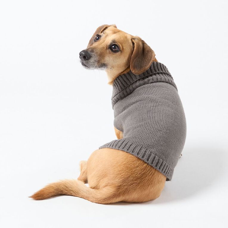 Petzone Knit Pet Jersey Grey Small, , hi-res