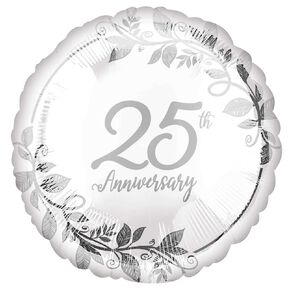 Anagram 45cm Standard Happy 25th Anniversary