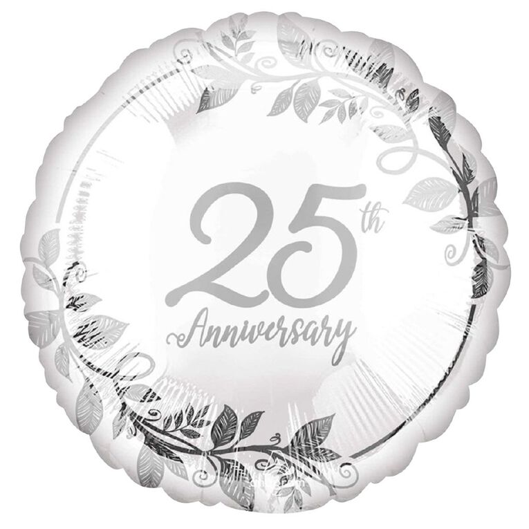 Anagram 45cm Standard Happy 25th Anniversary, , hi-res