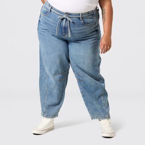 H&H Curve Women's Barrel Leg Jeans