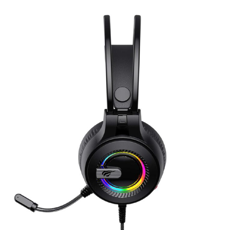 Gamenote 50mm RGB Headset Black DBL Band H2040D Black/Blue, , hi-res