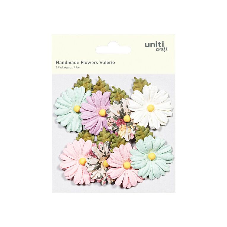 Uniti Handmade Flowers Valerie 8 Piece Multi-Coloured, , hi-res