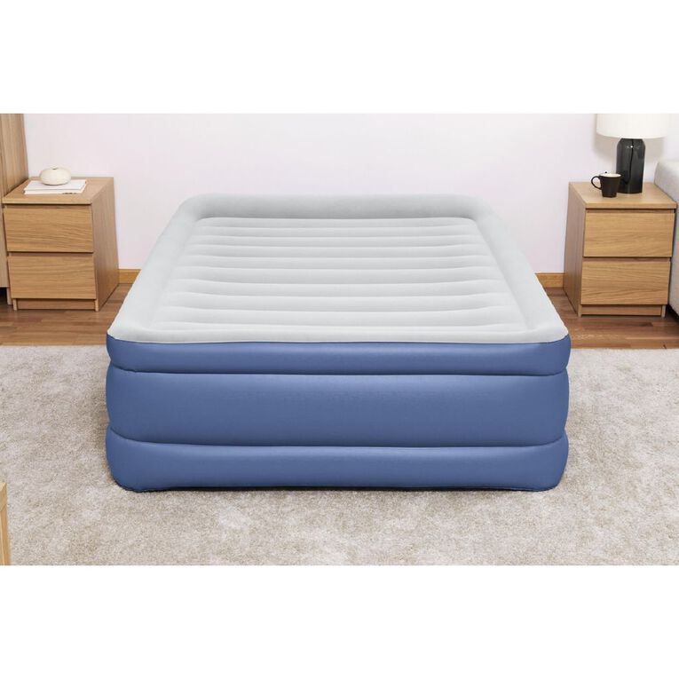 Bestway Tritech Air Mattress With Buit in Dual Air Pump Queen Queen, , hi-res
