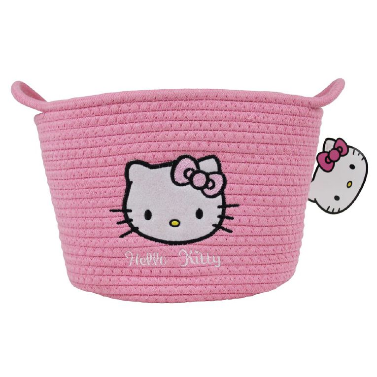 Hello Kitty Cotton Basket Pink, , hi-res