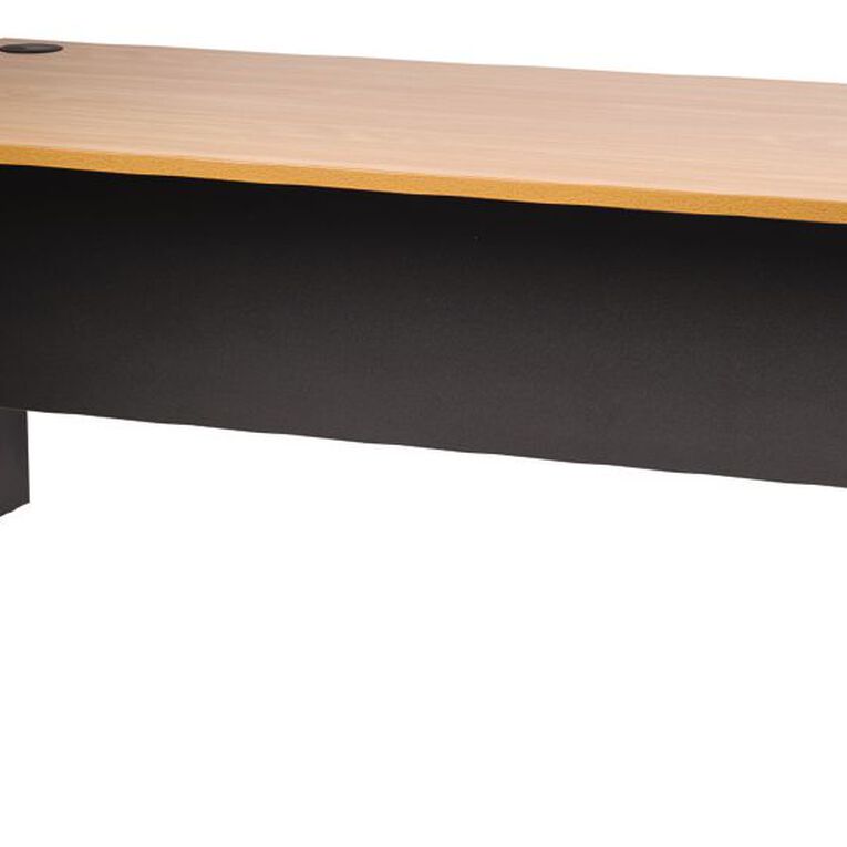 Firstline Desk 1500 Beech/Ironstone, , hi-res