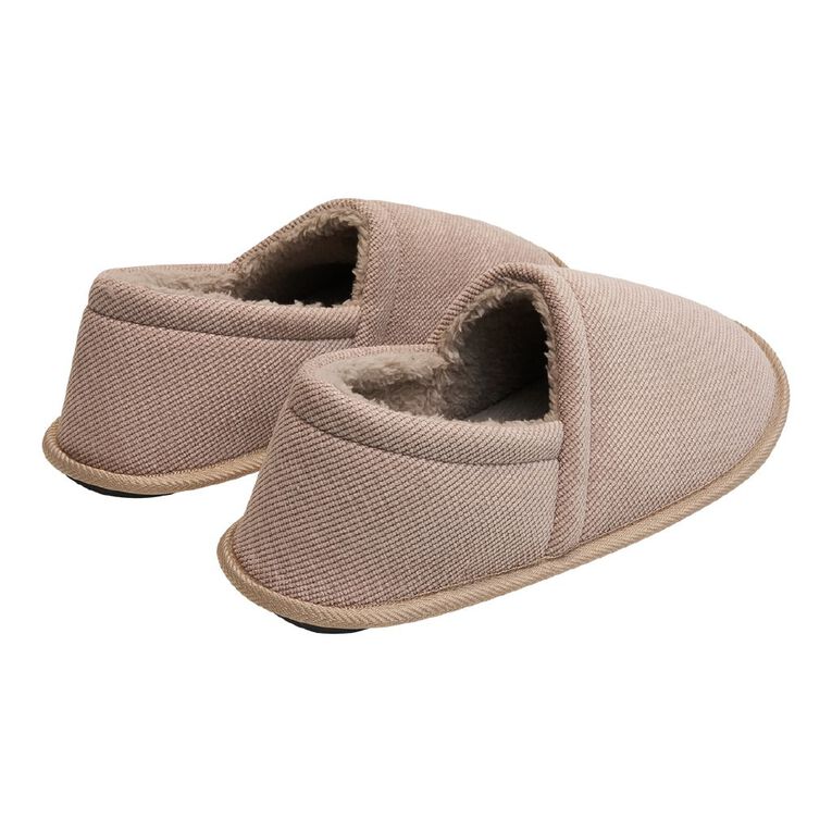 H&H Men's Joel Closed Back Slippers, Beige, hi-res