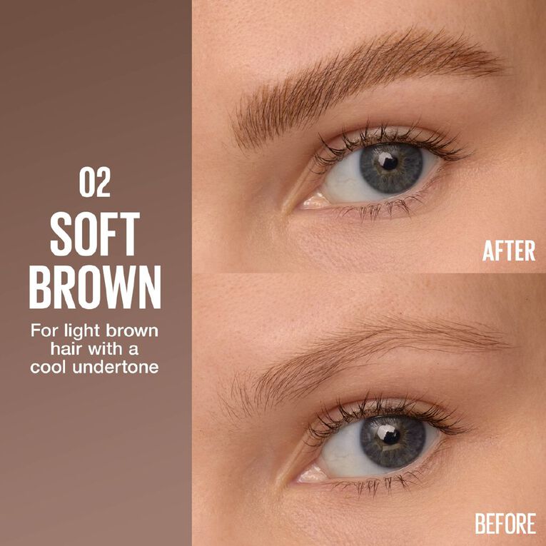 Maybelline Brow Insert Soft Brown 2, , hi-res