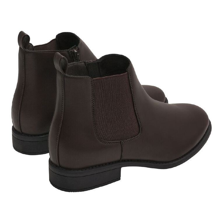 H&H Women's Chelsea Boots, Brown Dark, hi-res