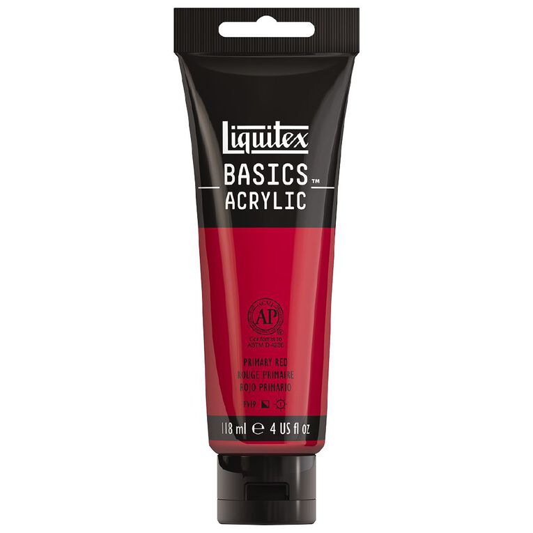 Liquitex Basics Acrylic 118ml Primary Red, , hi-res