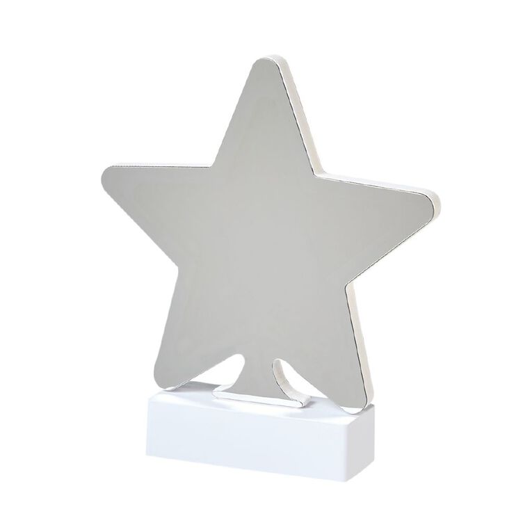 Wonderland Novelty Mirrored Tunnel Light Star Design WW 35 LED 21cm, , hi-res