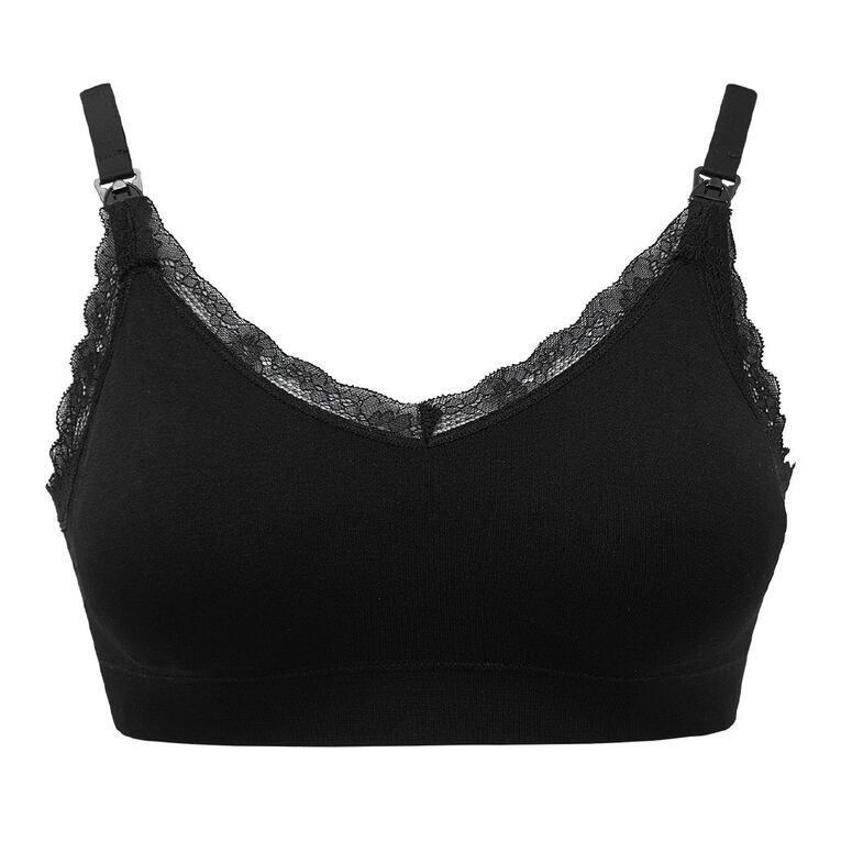 H&H Women's Seamfree Maternity Bra 2 Pack, Natural, hi-res