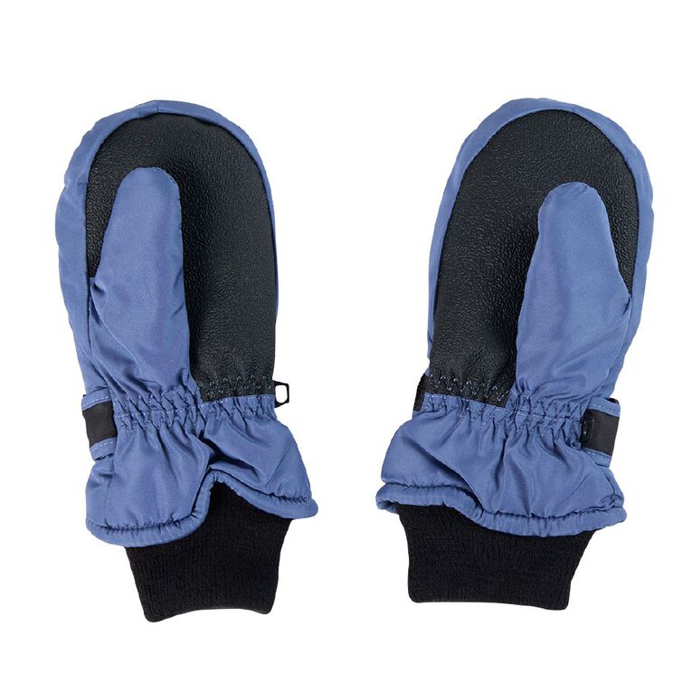 Young Original Younger Kids' Padded Mittens, Blue Mid, hi-res