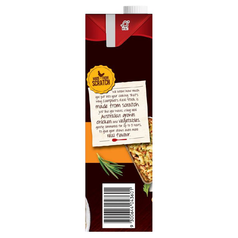 Campbell's Real Stock Chicken 1L, , hi-res