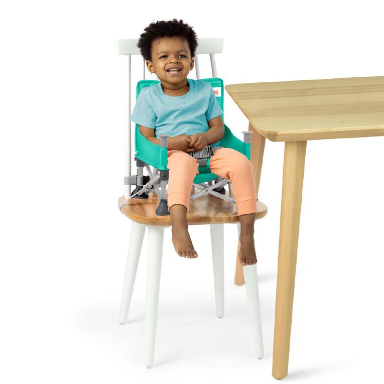 Bright Starts Pop N Sit Portable Booster Seat Teal, , hi-res