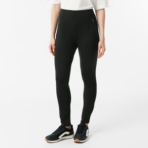 H&H Women's Ponte Zip Detail Pants