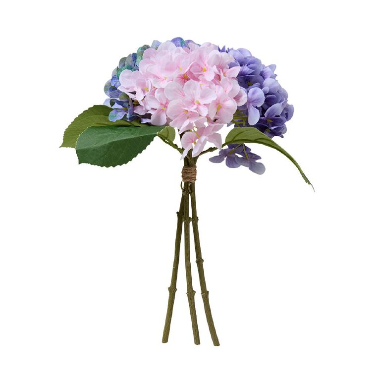Living & Co Artificial Hydrangea Bunch Multi, , hi-res