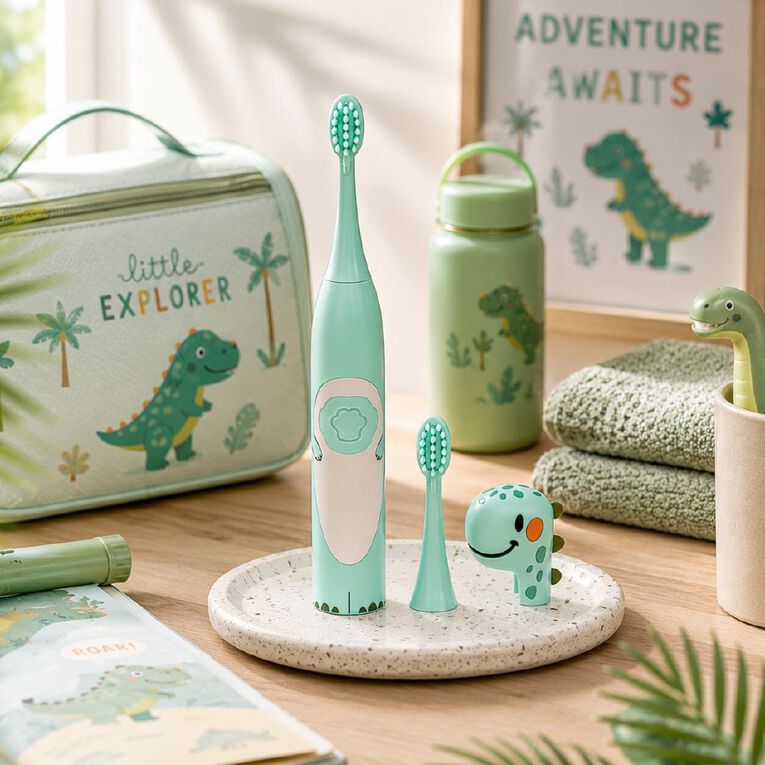 Sonic Kids Toothbrush Dinosaur, , hi-res