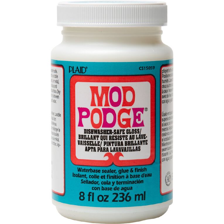 Mod Podge Dishwasher Safe Gloss 8oz 236ml, , hi-res