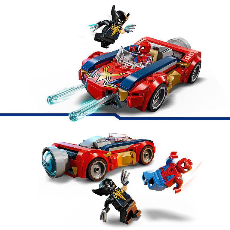 LEGO Marvel Super Heroes Spider Man Car vs Venomized Wolverine 76336, , hi-res