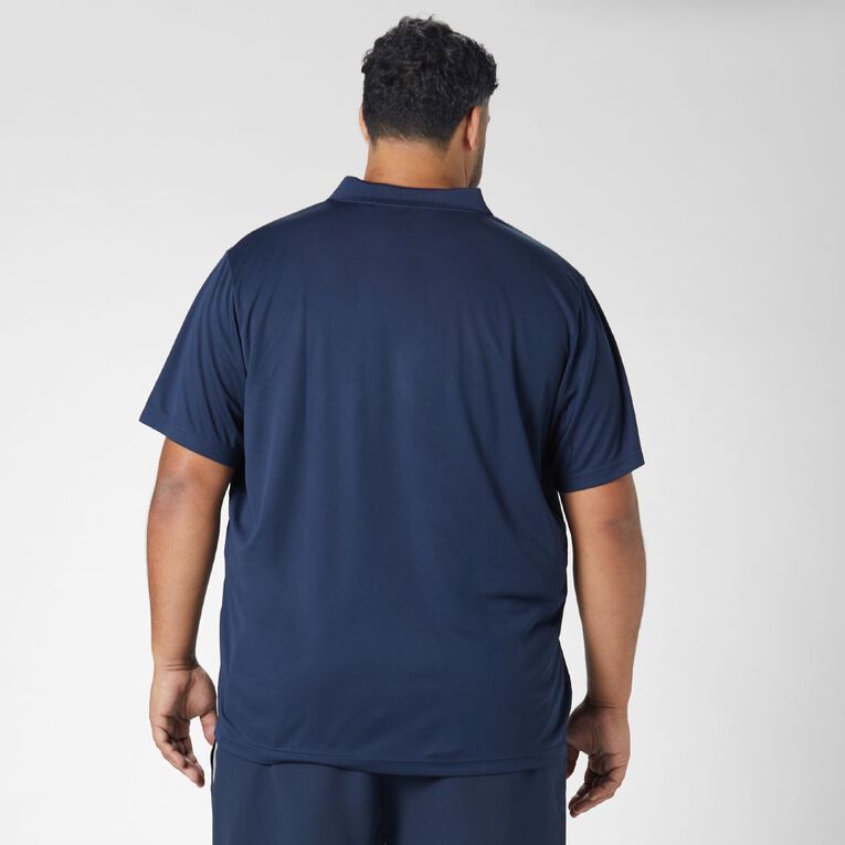 Active Intent Men's Cooldry Polo, Blue Dark, hi-res