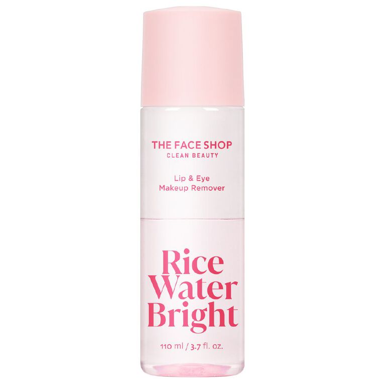 The Face Shop Rice Water Bright Lip And Eye Makeup Remover 110ml, , hi-res