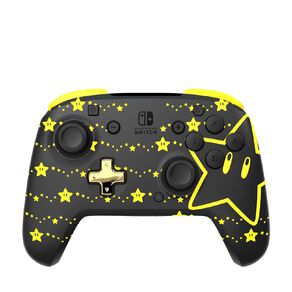 PDP REMATCH GLOW Wireless Nintendo Switch Controller Super Star