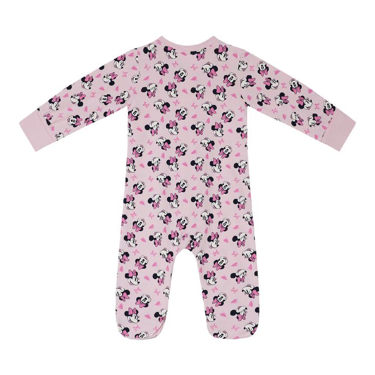 Minnie Mouse Babies' 2 Way Zip All-in-One, Pink Light, hi-res