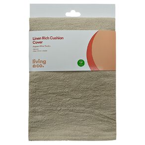 Living & Co Linen Rich Cushion Cover 50cm x 50cm